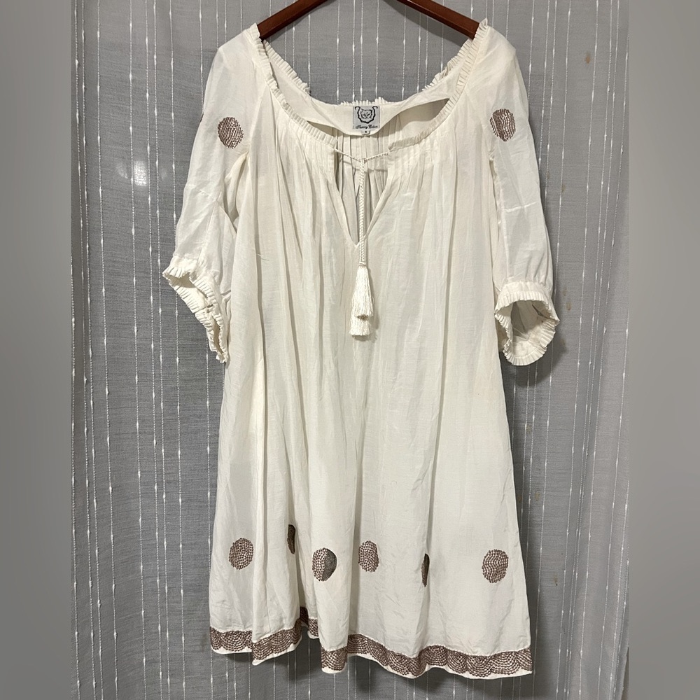 Thierry Colson Sequin Tunic Short Dress Small